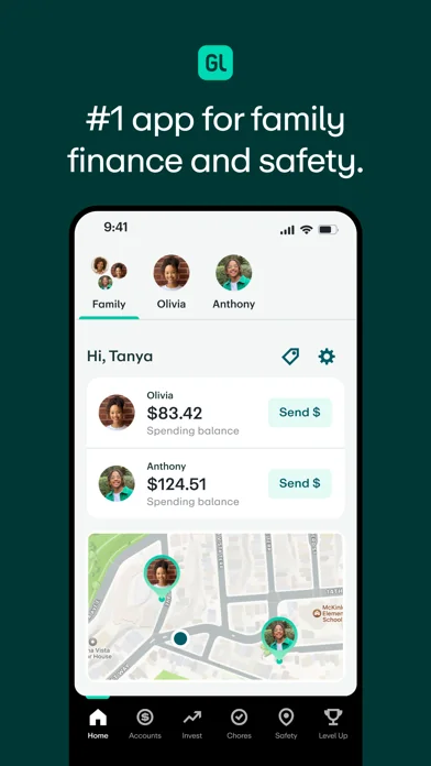 Greenlight Kids & Teen Banking screenshot 1