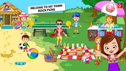 My Town : Beach Picnic screenshot 1