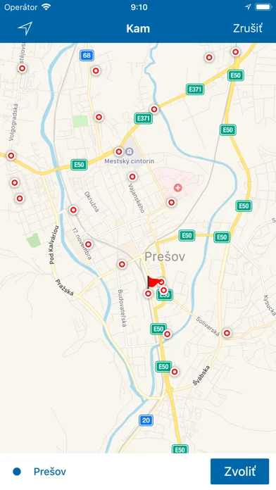 Cestovné poriadky CP screenshot 2