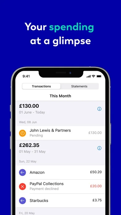 Aqua credit card screenshot 3