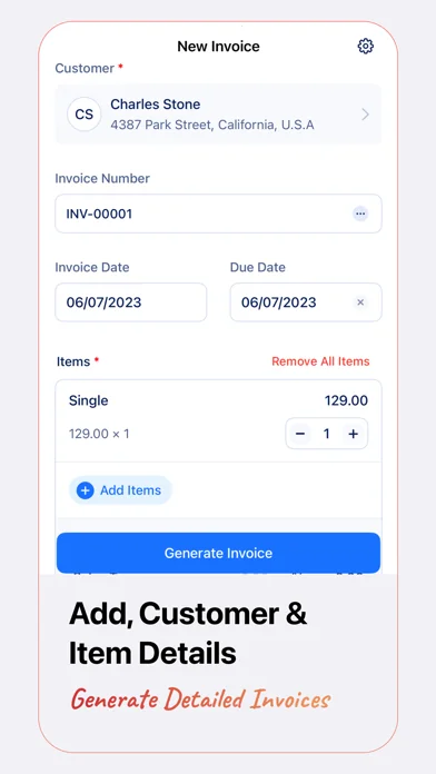 Invoice Generator - Zoho