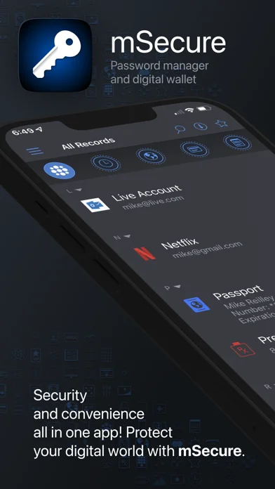 mSecure - Password Manager