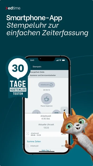 edtime Mitarbeiter-App