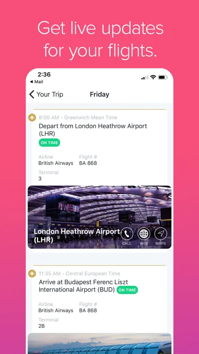 Trip Plans screenshot 3
