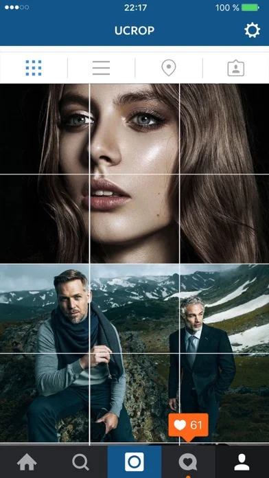 UCROP - Instagram puzzle