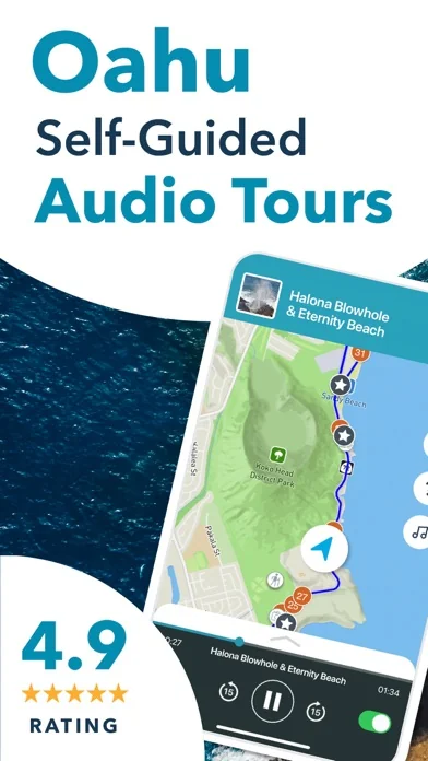 Oahu GPS Audio Tour Guide screenshot 1
