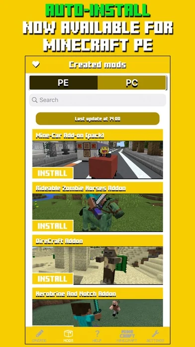 Mods for Minecraft PC & PE screenshot 1
