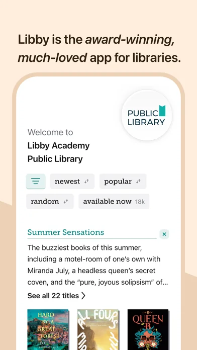 Libby, die Bibliotheks-App screenshot 2