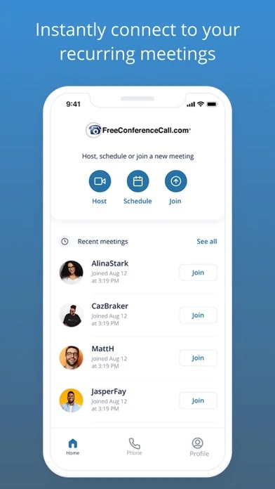 Free Conference Call screenshot 2