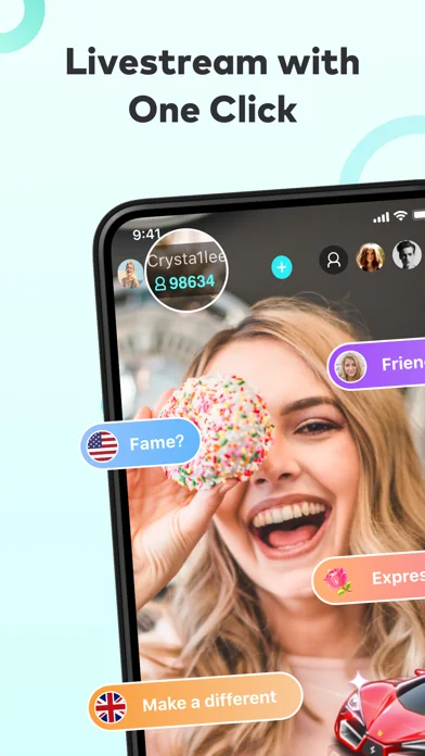BIGO LIVE: Live-Stream, Chat screenshot 1