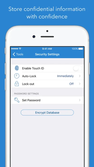 Tap Forms Organizer 5 Database screenshot 4
