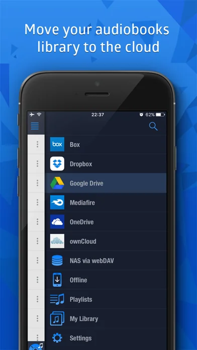 CloudBeats: audio book player screenshot 1