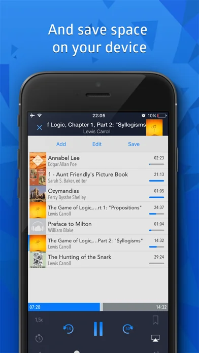 CloudBeats: audio book player screenshot 2