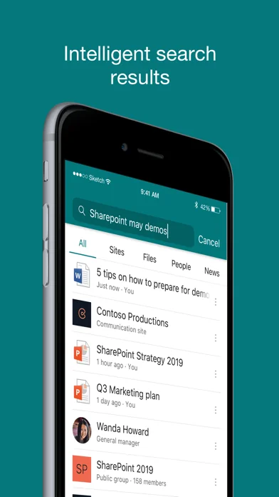 Microsoft SharePoint screenshot 3