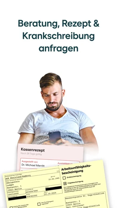 TeleClinic - Online Arzt screenshot 2