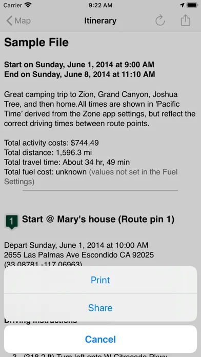 Road Trip Planner™ screenshot 3