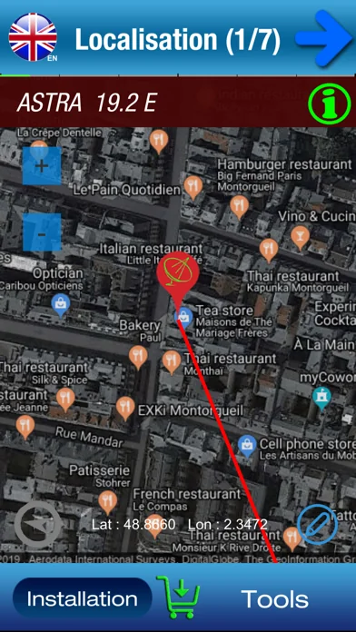 SatCatchr Parabolantenne Setup