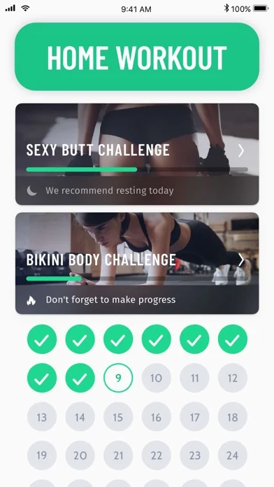 30 Day Fitness - Home Workout screenshot 1