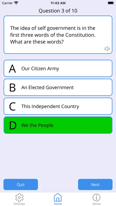 US Citizenship Test 2026 Plus screenshot 4