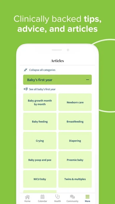 Ovia Parenting & Baby Tracker screenshot 4