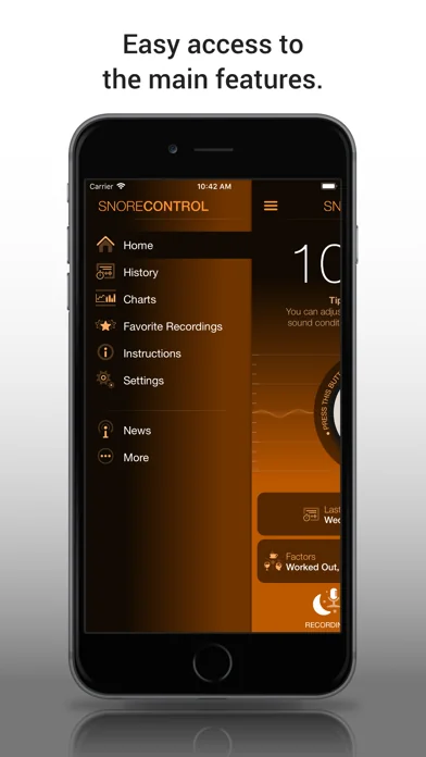 Snore Control - Schnarch Stopp screenshot 3