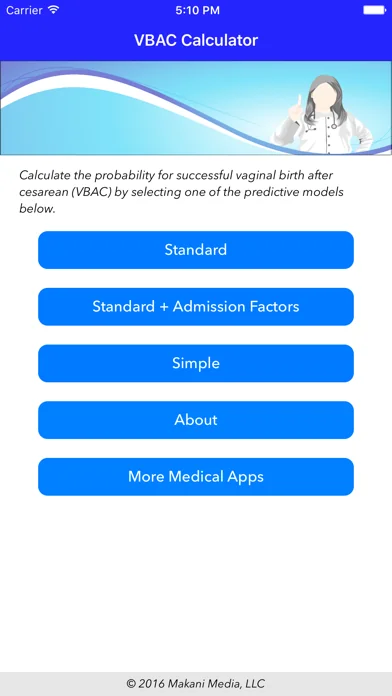 VBAC Calculator - Predict success rates for vaginal birth after cesarean