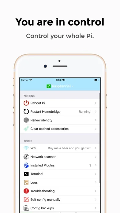 Homebridge for RaspberryPi screenshot 4