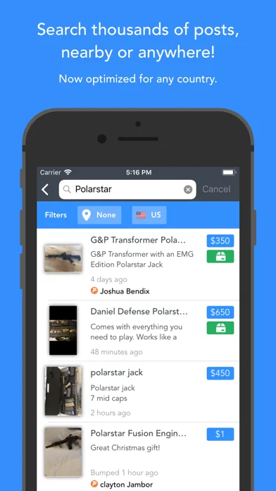 HopUp - Airsoft Marketplace screenshot 1