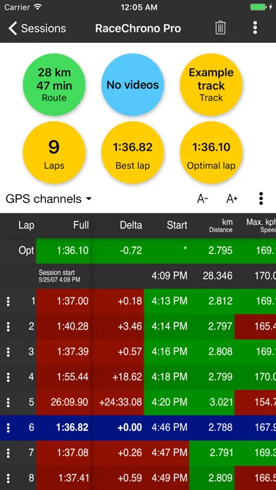 RaceChrono Pro screenshot 2