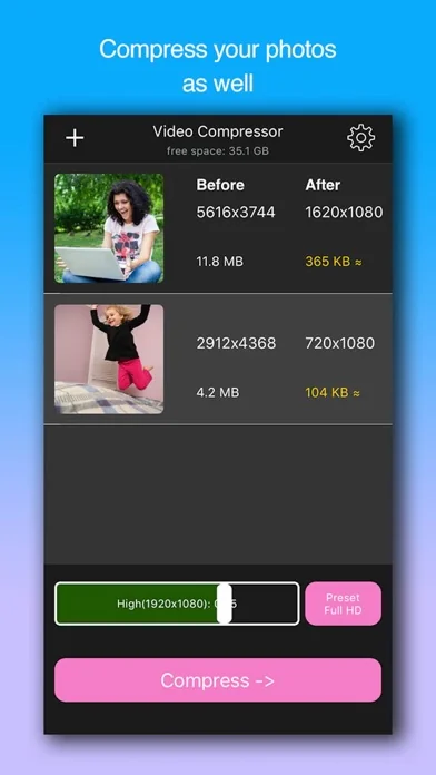 Video Compressor Gold screenshot 4