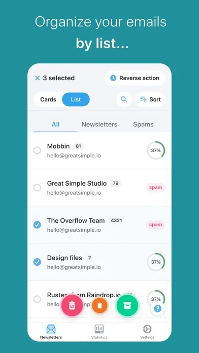 Cleanfox - Mail & Spam Cleaner screenshot 4