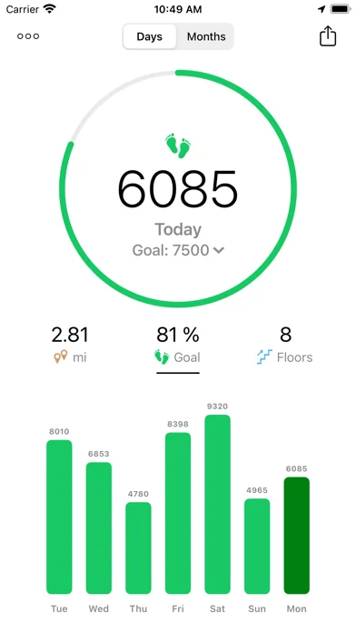 Joggen Laufen Walken Goals GPS screenshot 4