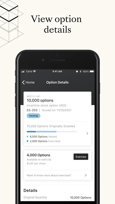 Carta - Manage Your Equity screenshot 3