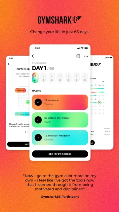 Gymshark Training and Fitness screenshot 1