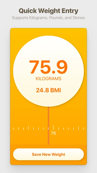 Simple Scales - Weight Tracker screenshot 1