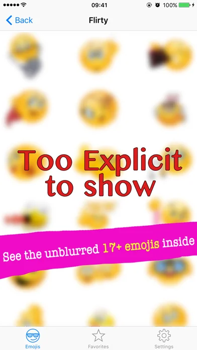 Adult Emojis Icons Pro - Naughty Emoji Faces Stickers Keyboard Emoticons for Texting screenshot 1