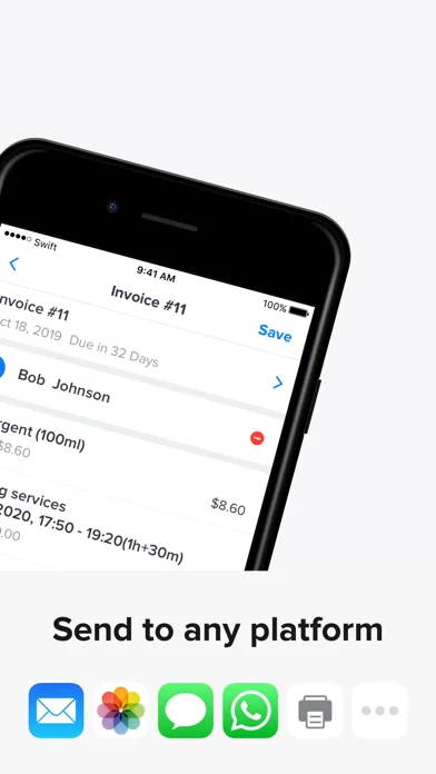Invoice Maker, Swift Invoice screenshot 2