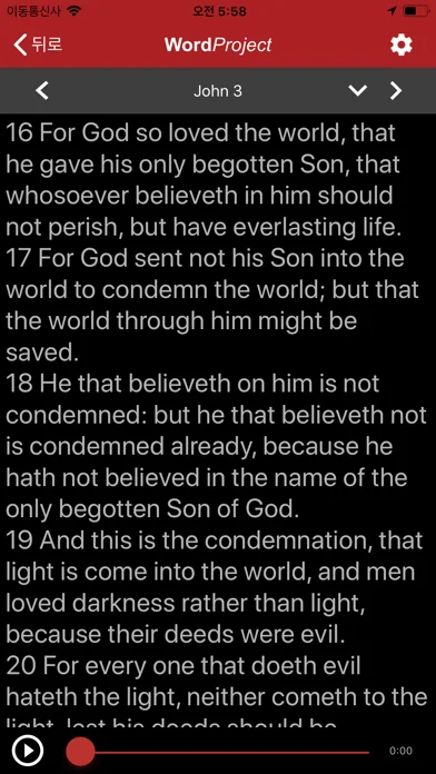 WORDPROJECT AUDIO BIBLE screenshot 3