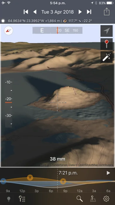 Photographer's Ephemeris 3D screenshot 2