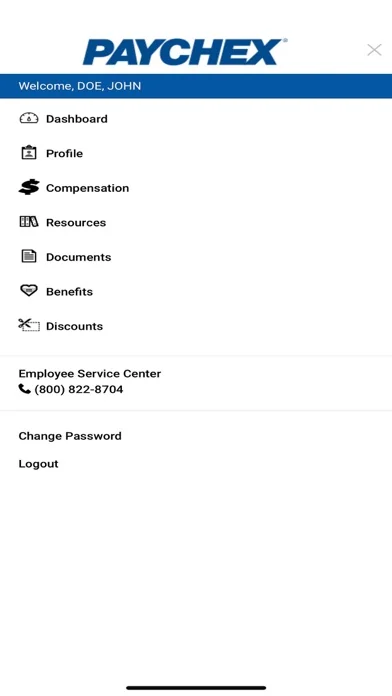 Paychex Oasis Employee Connect screenshot 1