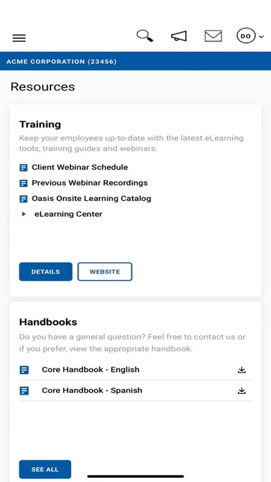 Paychex Oasis Employee Connect screenshot 3