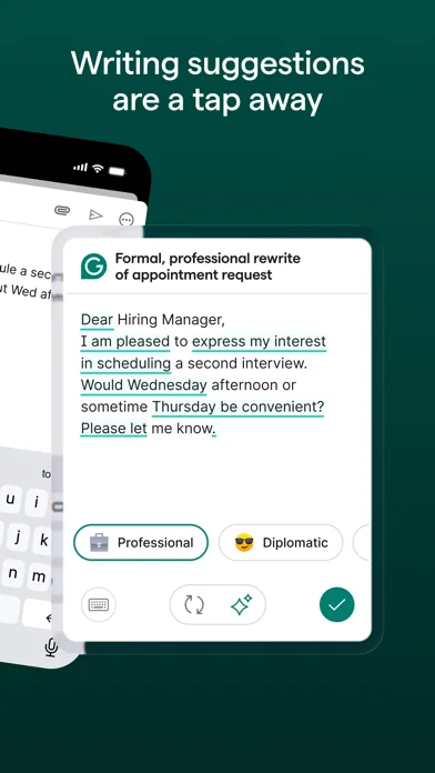 Grammarly: AI Keyboard & Notes screenshot 2