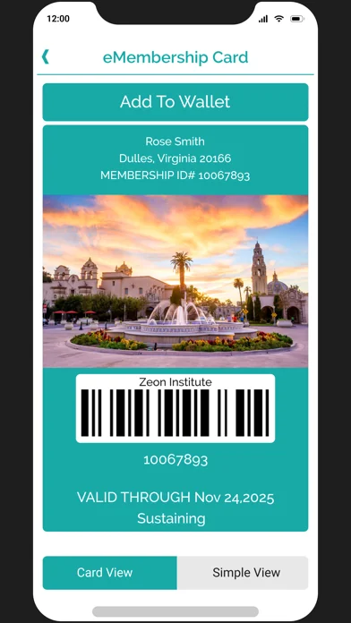 eMembership Card screenshot 4