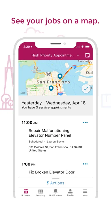 Salesforce Field Service screenshot 1