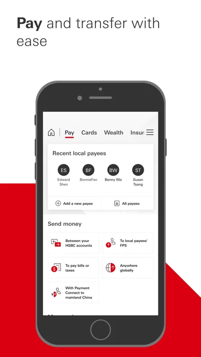 HSBC HK Mobile Banking screenshot 2