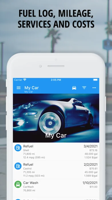 My Car - Fahrzeugmanager screenshot 1