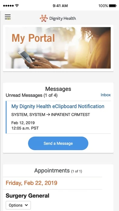 my portal. by Dignity Health screenshot 1
