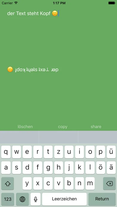 Upside Down Text