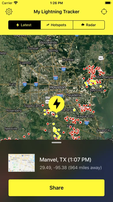 My Lightning Tracker Pro screenshot 1
