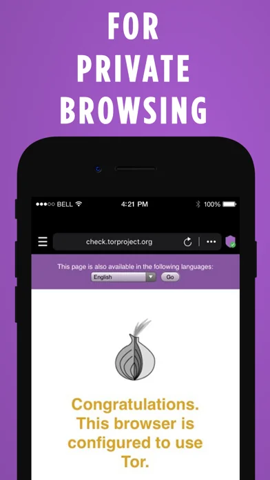 TOR Browser: OrNET Onion + VPN screenshot 1